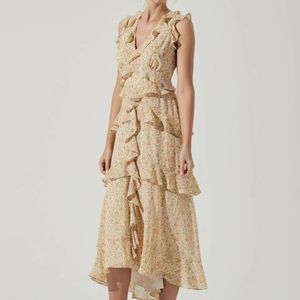 Allie Floral Ruffle dress